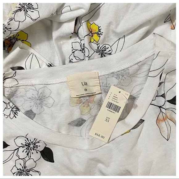 NWT T.la Rooney Printed Tee - Picture 7 of 7